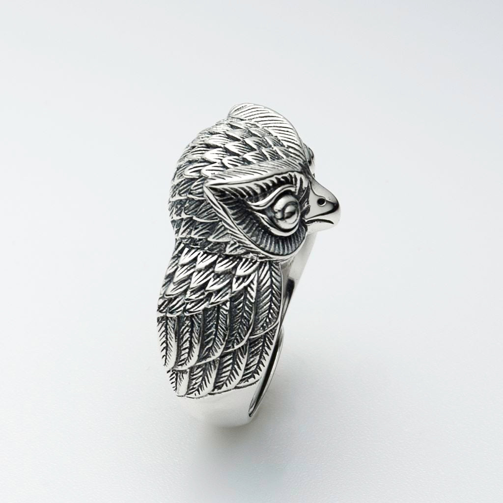Sterling Silver Owl Ring