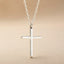 Polished Cross Necklace