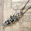 Silver Skeleton Couple Hug Pendant Necklace