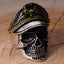 Skull Ring With Military Cap