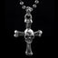 Cross Bone Skull Pendant Necklace