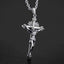 Jesus Crucifix Cross Pendant Necklace