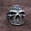 Sterling Silver Ninja Skull Ring
