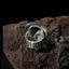 Silver Satan Devil Skull Ring