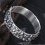 999 Silver Catacombs Skull Cuff Bracelet