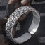 Silver Skull Cuff Bracelet