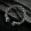 Silver Chain Fists Cuff Bracelet