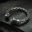 Silver Chain Fists Cuff Bracelet