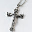 Silver Crucifix Pendant Necklace