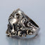 Silver Masonic Skull Ring