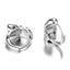 Sterling Silver Skull Earrings