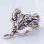 Silver Skull Motorcycle Pendant Necklace