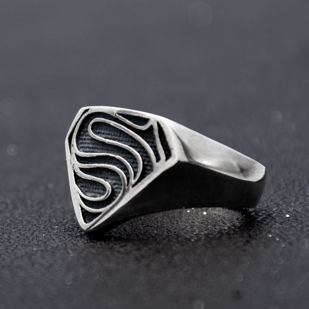 Silver Superman Ring
