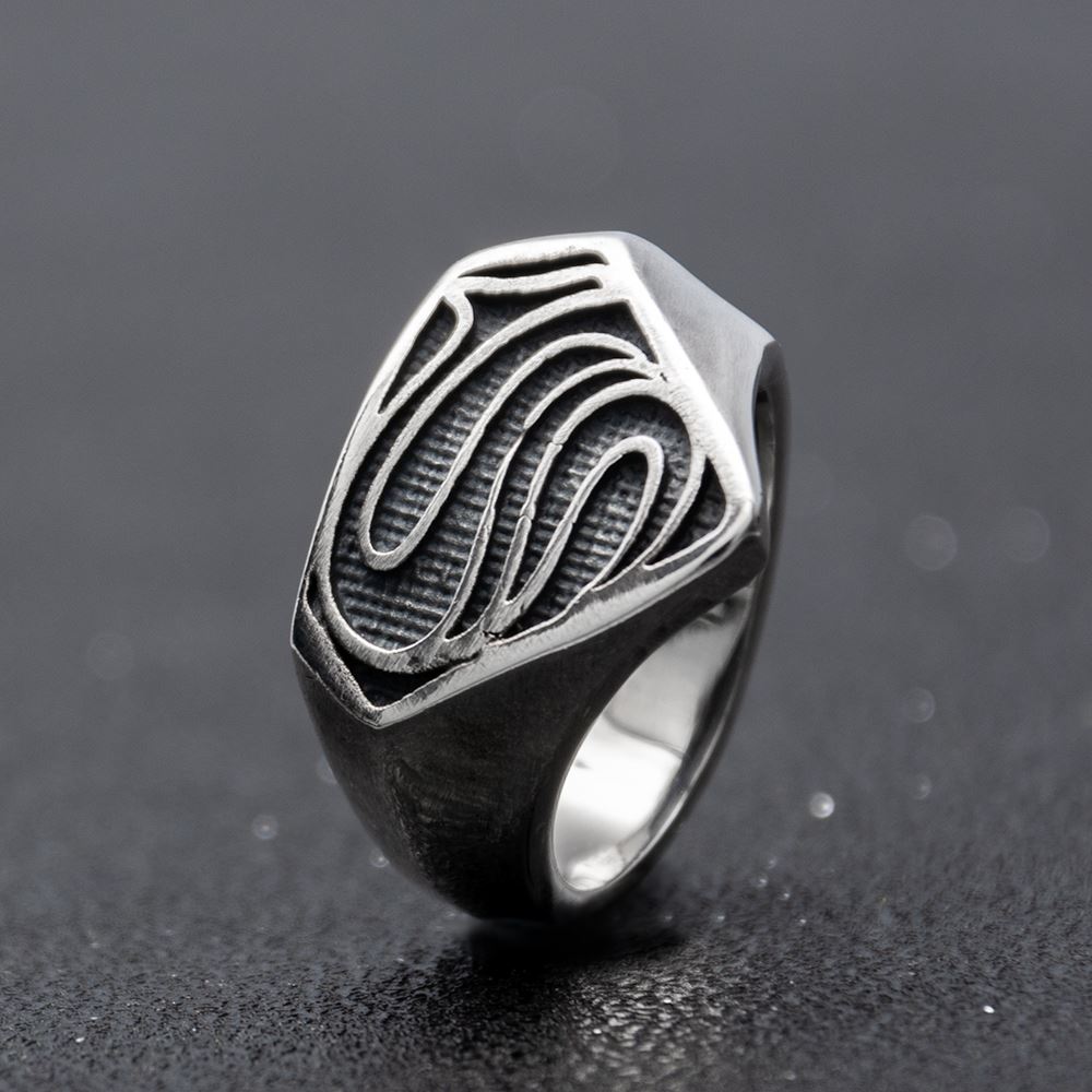 Silver Superman Ring