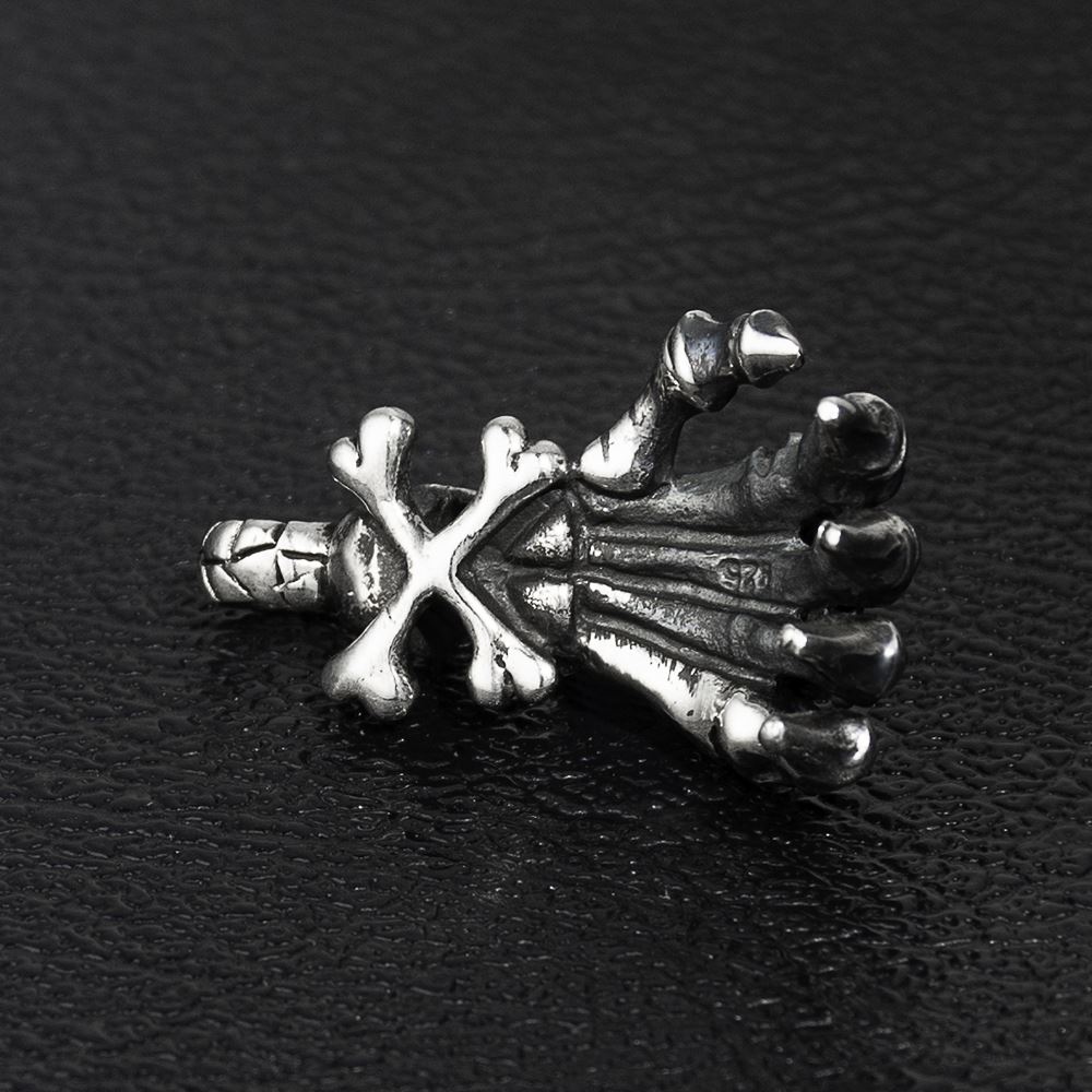Skull Skeleton Hand Pendant