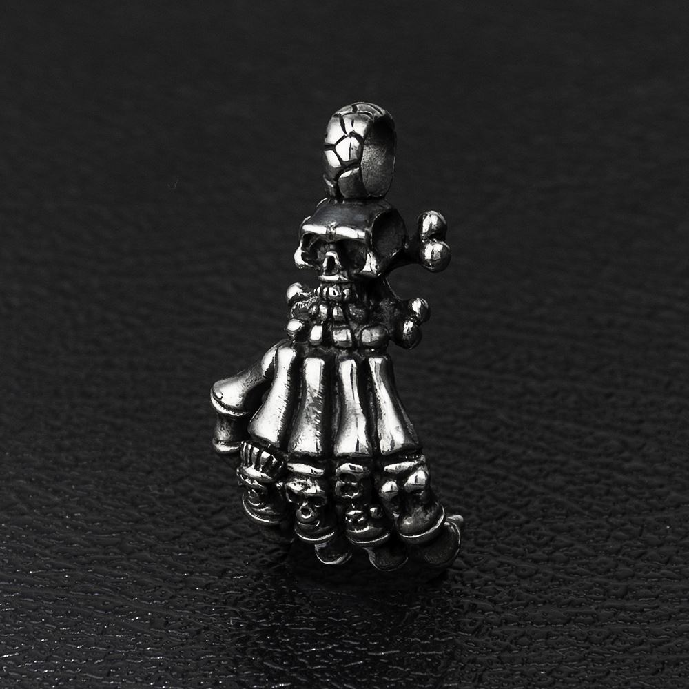 Skull Skeleton Hand Pendant