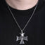 Cross Skull Pendant Necklace