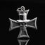 Cross Skull Pendant Necklace
