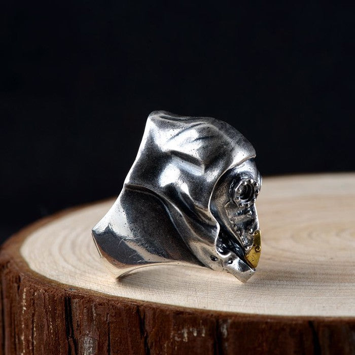 Steampunk Brid Skull Ring