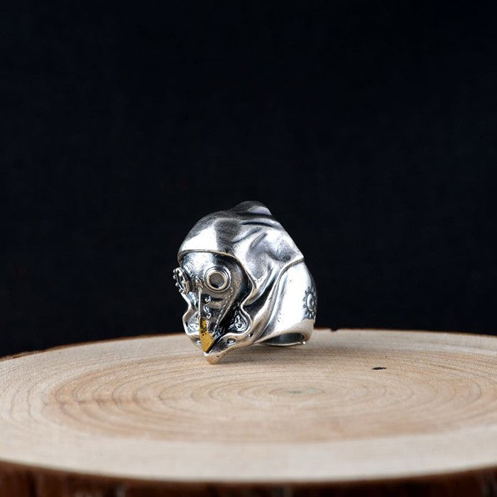 Steampunk Brid Skull Ring