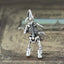 Silver Cowboy Skeleton Pendant