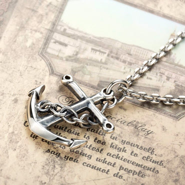 Sterling Silver Anchor Necklace