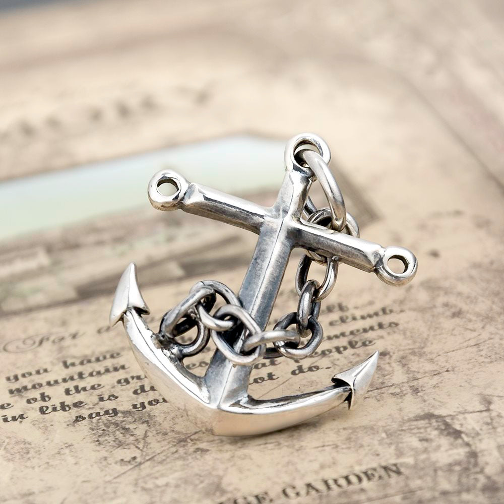 Sterling Silver Anchor Necklace