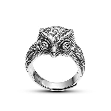 Sterling Silver Owl Ring