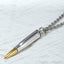 Silver Two Tone Bullet Urn Necklace