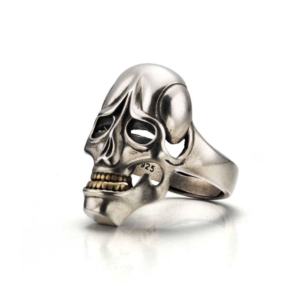 Sterling Silver Drama Mask Ring