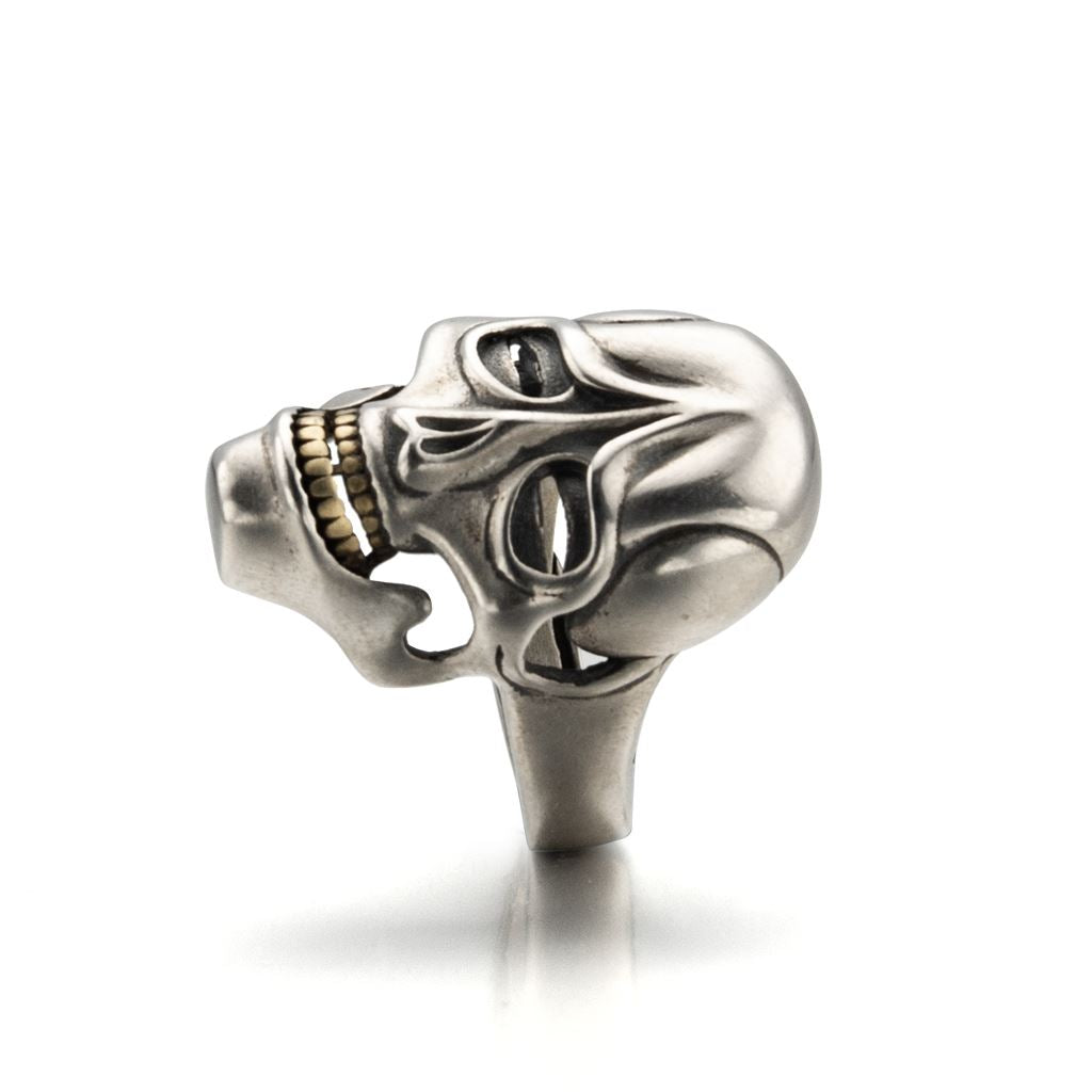 Sterling Silver Drama Mask Ring