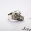 Sterling Silver Labrador Dog Head Ring