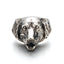 Sterling Silver Labrador Dog Head Ring