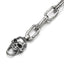 Sterling Silver Skull Chain Bracelet