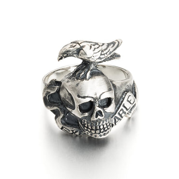 The Expendables Raven Skull Ring