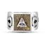 Sterling Silver Ankh All Seeing Eye Ring