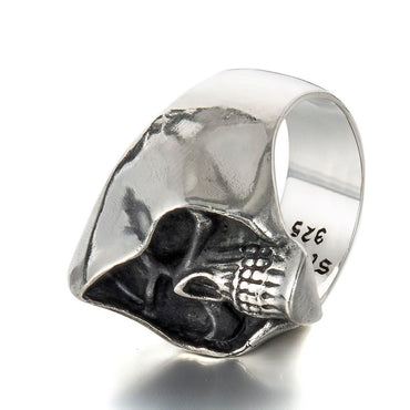 Gothic Grim Reaper Skull Ring