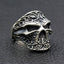 Sterling Silver Ninja Skull Ring