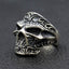 Sterling Silver Ninja Skull Ring