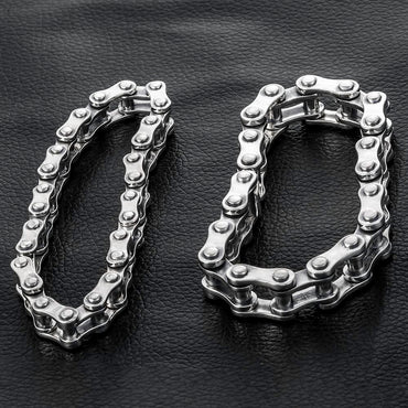 Sterling Silver Bike Chain Bracelet