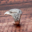 Silver Eagle Head Ring