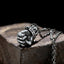 Silver Fist Pendant Necklace