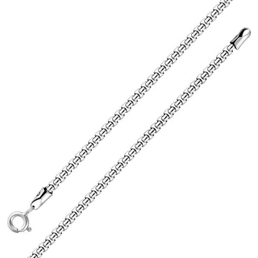 Silver Round Box Chain