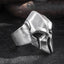 Silver Spartan Helmet Ring