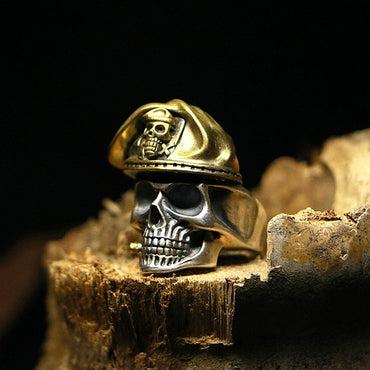 Skull Ring Cigar Beret