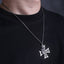 Cross Skull Pendant Necklace