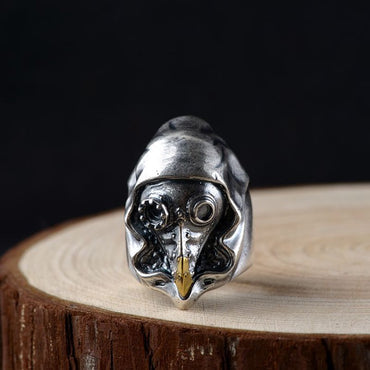 Steampunk Brid Skull Ring